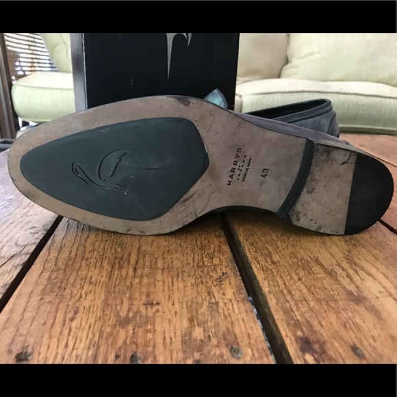 SOLD! HARRYs of London Men’s Dark Gary Loafer 10 - Picture 3 of 5